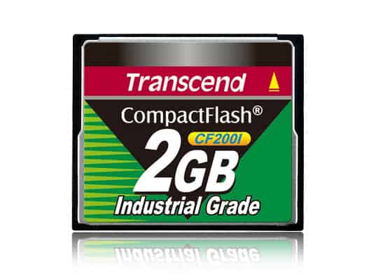 Transcend TS2GCF200I flashgeheugen 2 GB CompactFlash (TS2GCF200I) thumbnail