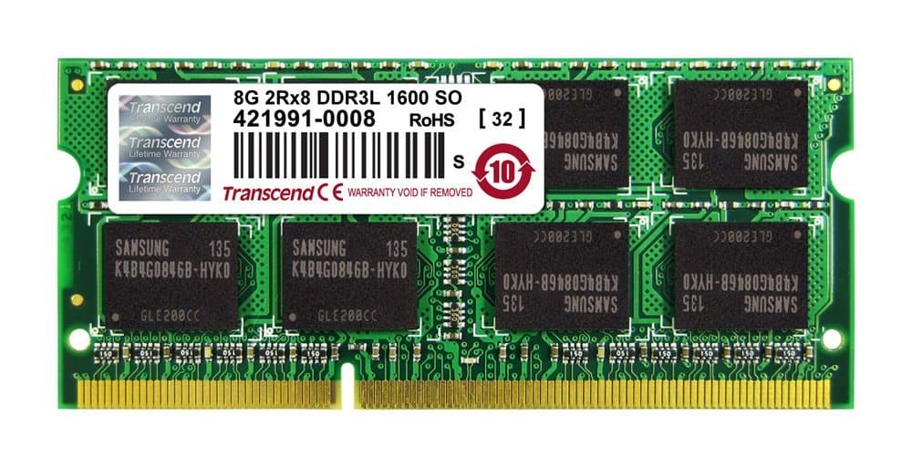 Transcend JetRam TS8GJMA384H geheugenmodule 8 GB 1 x 8 GB DDR3 1600 MHz (TS8GJMA384H) thumbnail