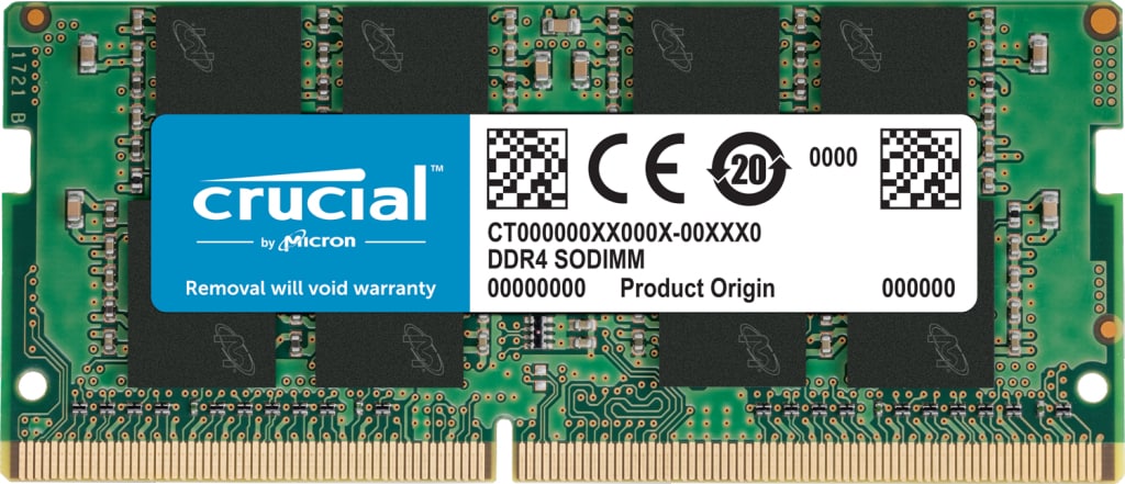 Crucial CT16G4SFRA32A geheugenmodule 16 GB 1 x 16 GB DDR4 3200 MHz (CT16G4SFRA32A) thumbnail