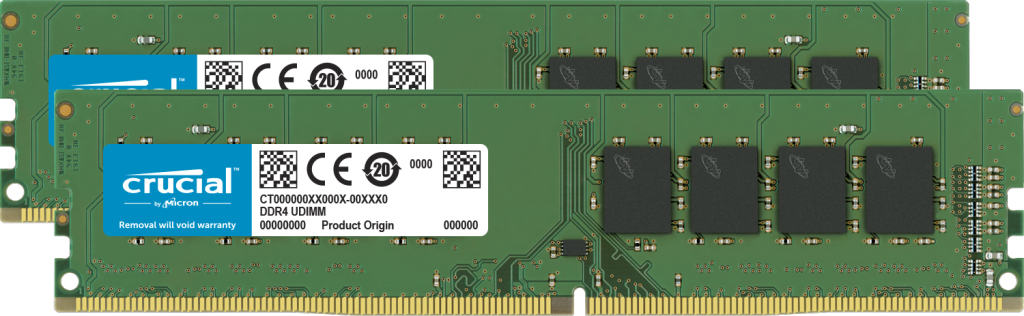 Crucial CT2K16G4DFRA32A geheugenmodule 32 GB 2 x 16 GB DDR4 3200 MHz (CT2K16G4DFRA32A) thumbnail