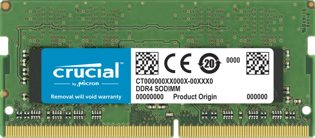 Crucial CT2K32G4SFD832A geheugenmodule 64 GB 2 x 32 GB DDR4 3200 MHz (CT2K32G4SFD832A) thumbnail