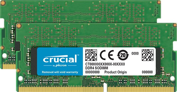 Crucial CT2K4G4SFS8266 geheugenmodule 8 GB 2 x 4 GB DDR4 2666 MHz (CT2K4G4SFS8266) thumbnail