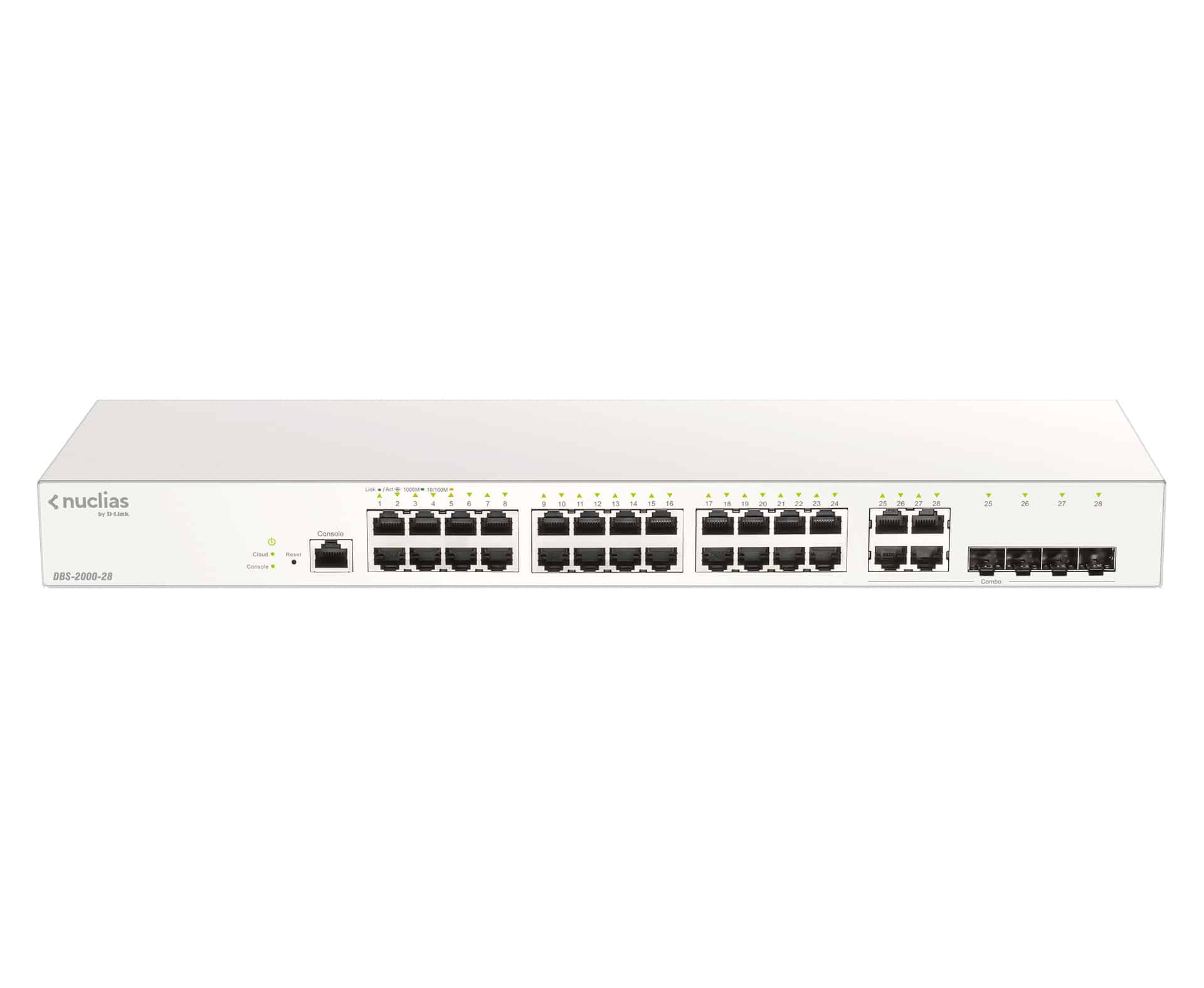 D-Link DBS-2000-28/E netwerk-switch Managed L2 Gigabit Ethernet (10/100/1000) Grijs (DBS-2000-28/E) thumbnail