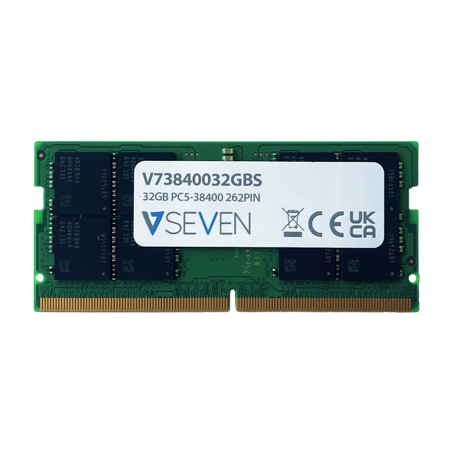 V7 V73840032GBS geheugenmodule 32 GB 1 x 32 GB DDR5 4800 MHz (V73840032GBS) thumbnail