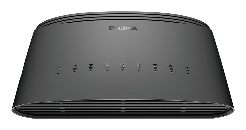 D-Link DGS-1008D/E netwerk-switch Unmanaged Gigabit Ethernet (10/100/1000) Zwart (DGS-1008D) thumbnail