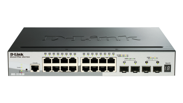 D-Link DGS-1510 Managed L3 Gigabit Ethernet (10/100/1000) Power over Ethernet (PoE) Zwart (DGS-1510-52XMP) thumbnail