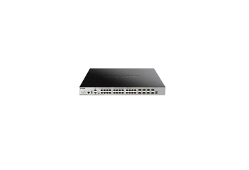 D-Link DGS-3630-28PC/SI netwerk-switch Managed L3 Gigabit Ethernet (10/100/1000) Power over Ethernet (PoE) Zwart, Grijs (DGS-3630-28PC/SI) thumbnail