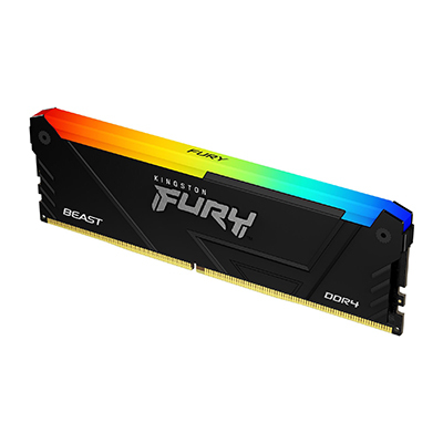 Kingston Technology FURY 16GB 2666MT/s DDR4 CL16 DIMM 1Gx8 Beast RGB (KF426C16BB12A/16) thumbnail