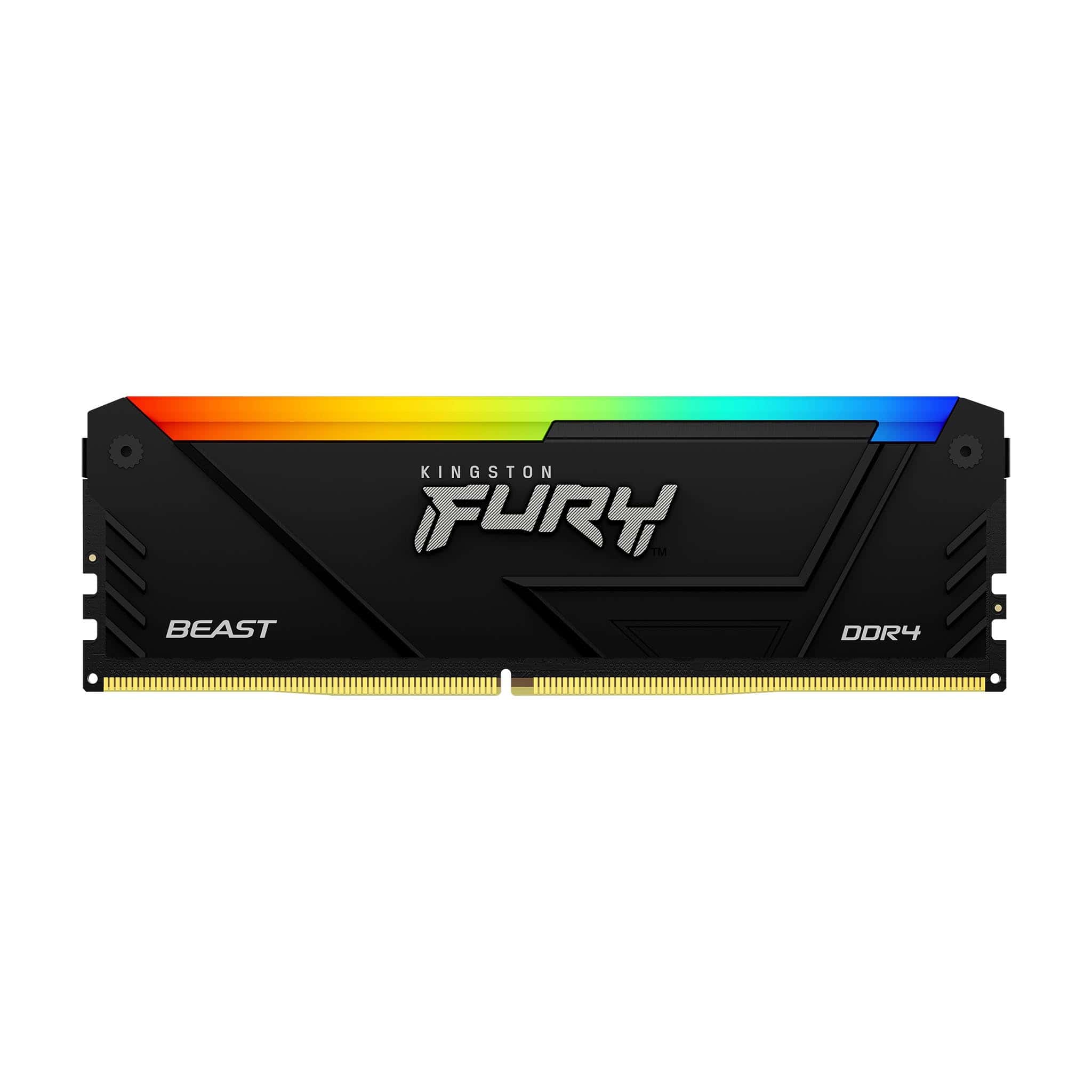 Kingston Technology FURY Beast RGB geheugenmodule 16 GB 2 x 8 GB DDR4 2666 MHz (KF426C16BB2AK2/16) thumbnail