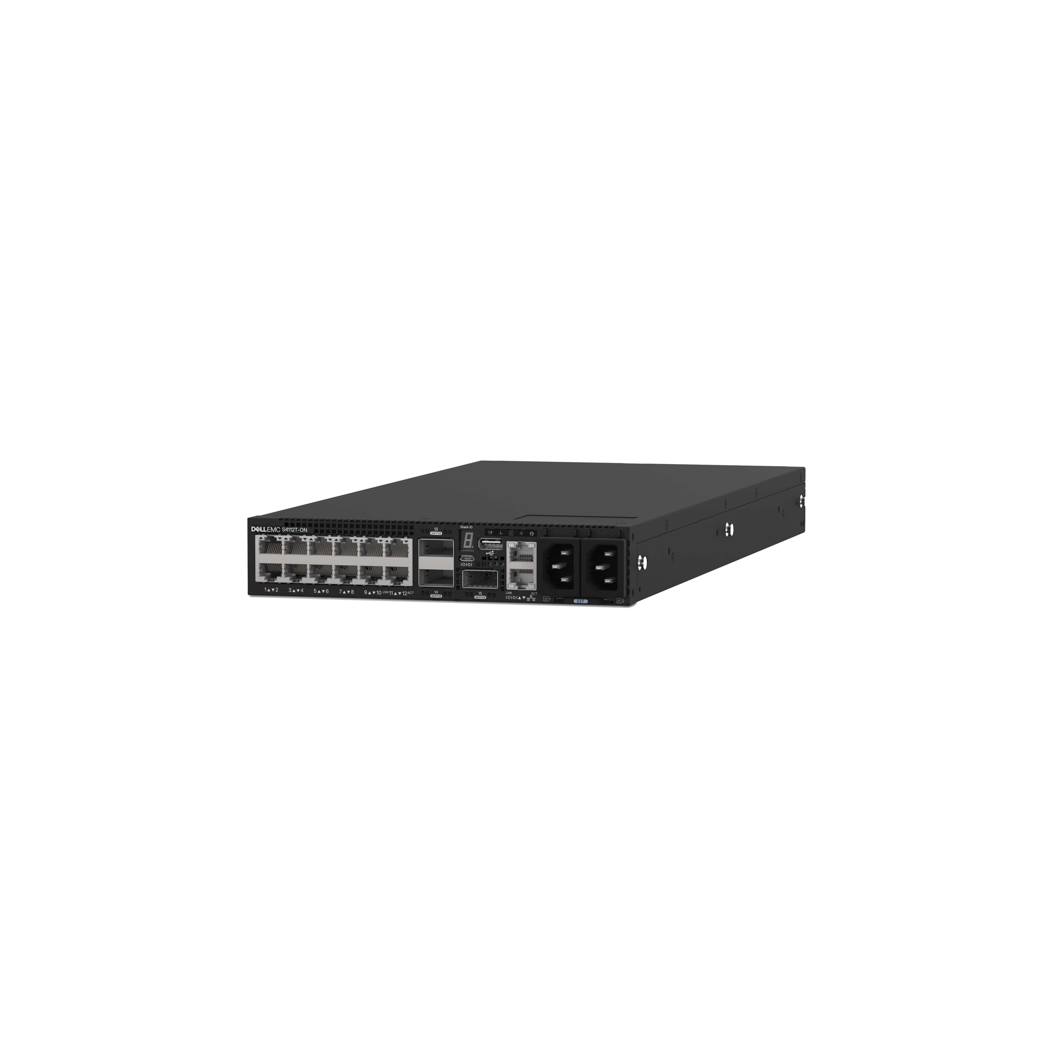 DELL S-Series S4112T-ON Managed L2/L3 10G Ethernet (100/1000/10000) Zwart (210-AOYW) thumbnail