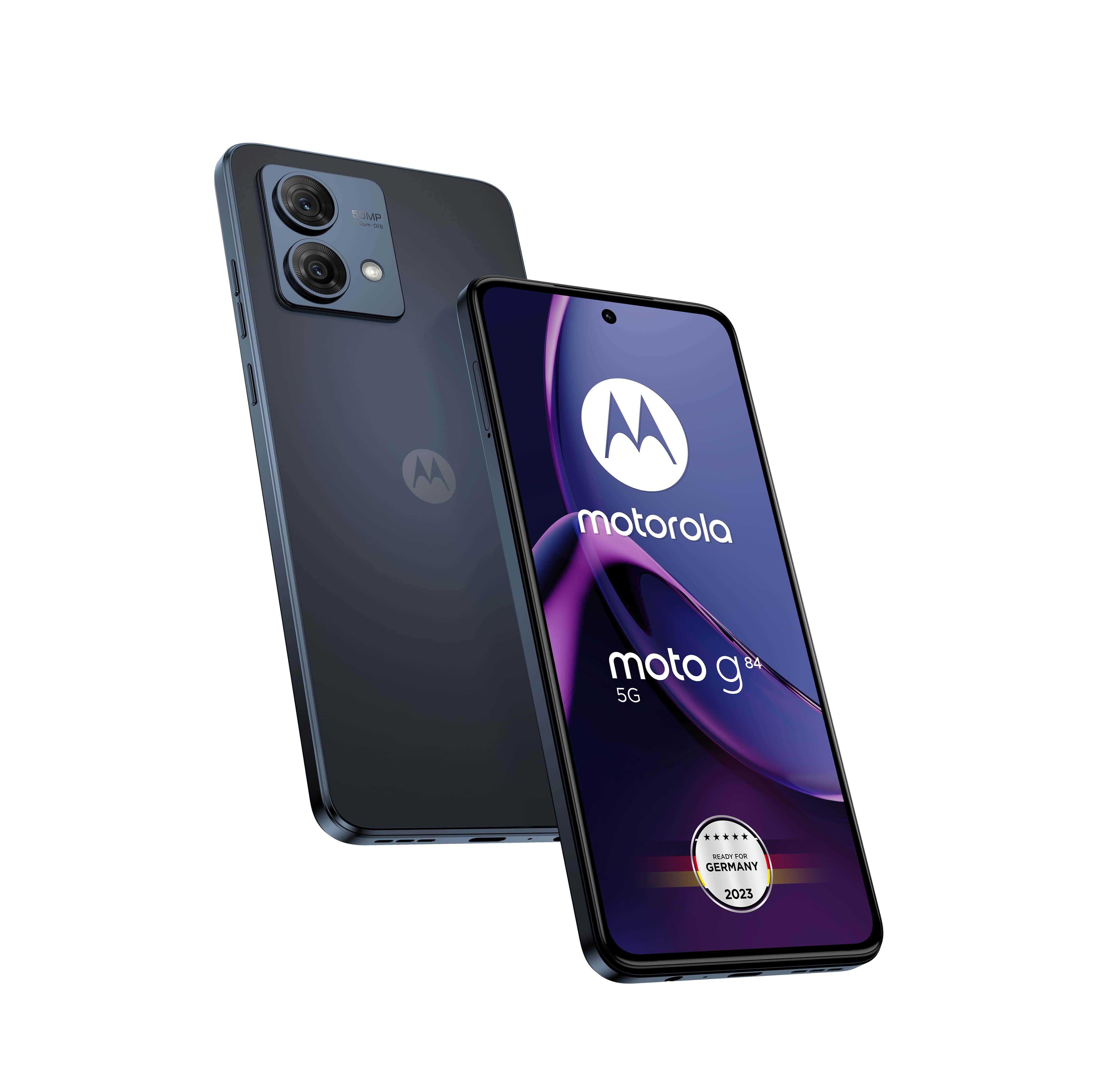 Motorola Moto G Moto G84 16,6 cm (6.55") Hybride Dual SIM Android 13 5G USB Type-C 12 GB 256 GB 5000 mAh Blauw (PAYM0003SE) thumbnail