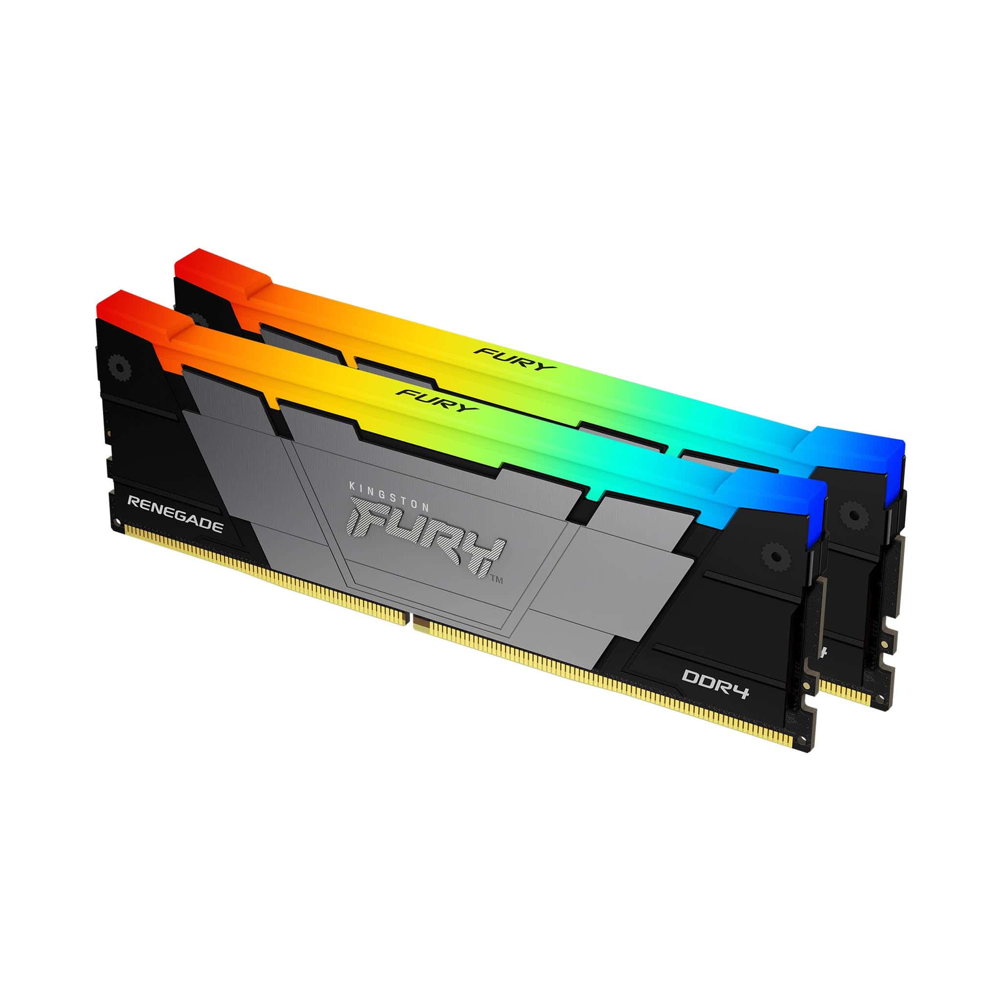 Kingston Technology FURY 32GB 3200MT/s DDR4 CL16 DIMM (set van 2) 1Gx8 Renegade RGB (KF432C16RB12AK2/32) thumbnail