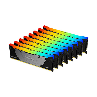 Kingston Technology FURY 256GB 3200MT/s DDR4 CL16 DIMM (set van 8) Renegade RGB (KF432C16RB2AK8/256) thumbnail