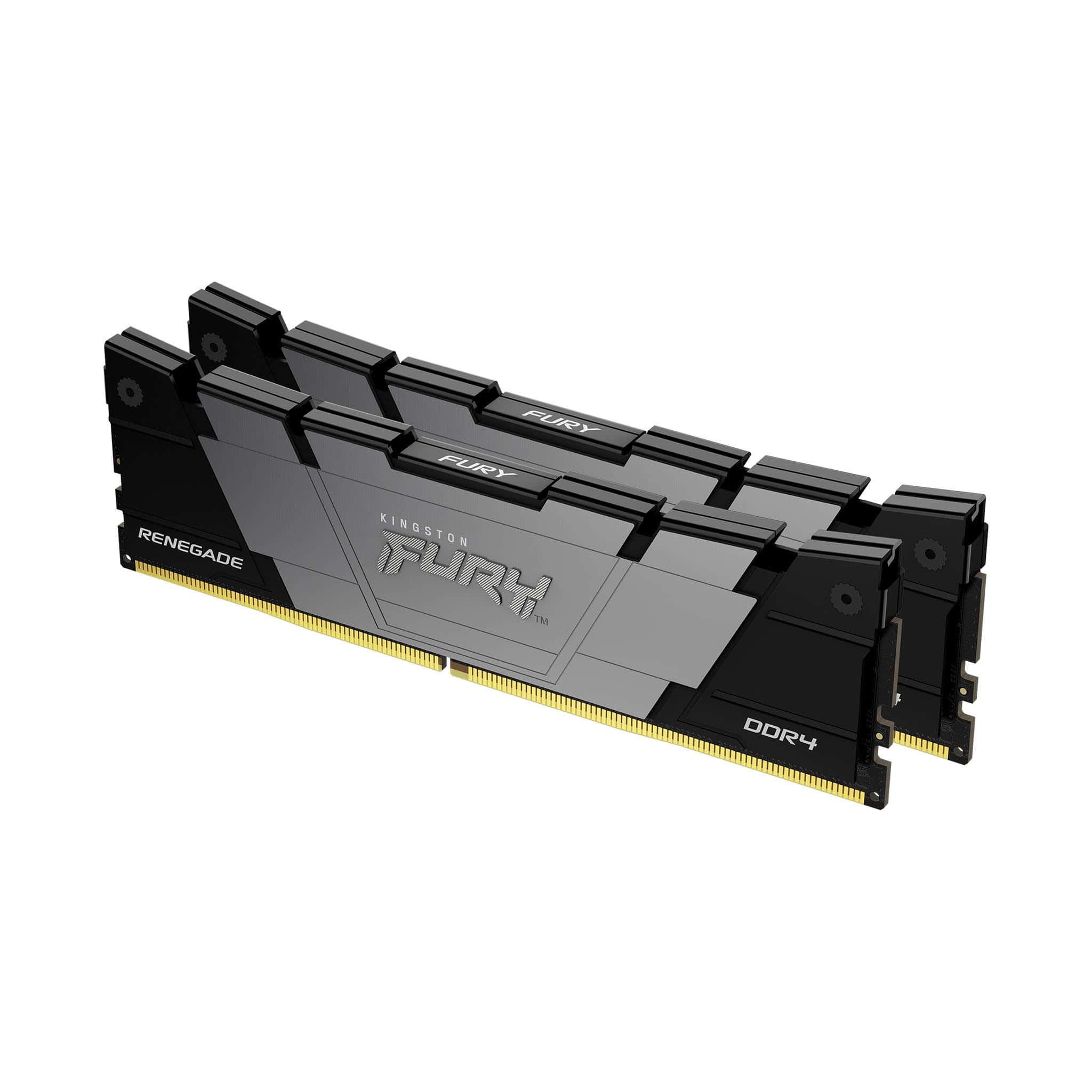 Kingston Technology FURY 16GB 3200MT/s DDR4 CL16 DIMM (set van 2) Renegade Zwart (KF432C16RB2K2/16) thumbnail