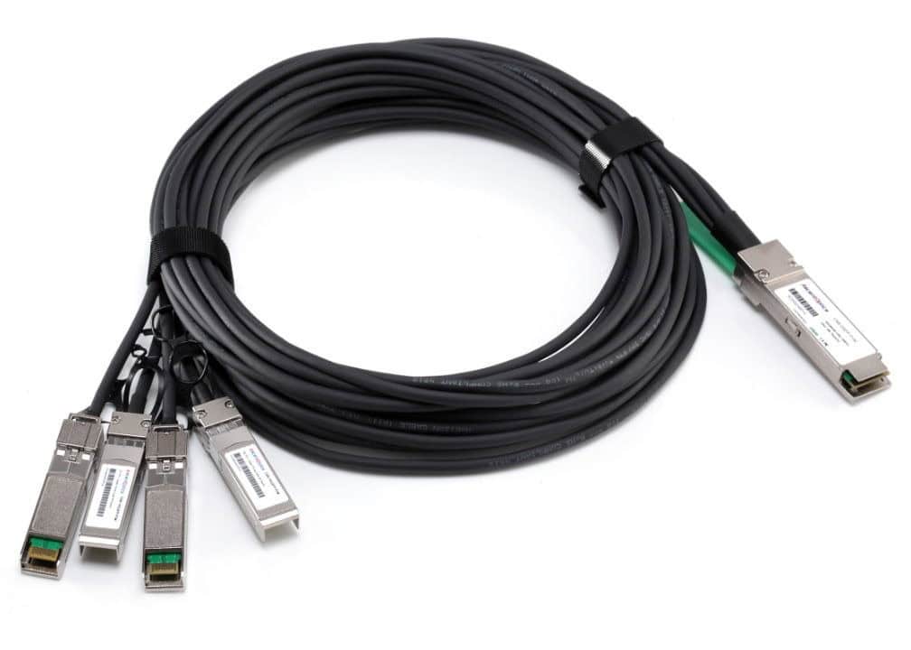 HPE BLc QSFP+ to 4x10G SFP+ AOC 15m Opt Glasvezel kabel QSFP+ 4x SFP+ (721101-001) thumbnail