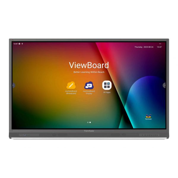 Viewsonic IFP6552-2F beeldkrant Digitale signage flatscreen 165,1 cm (65") LCD 450 cd/m² 4K Ultra HD Zwart Touchscreen Type processor Android (IFP6552-2F)