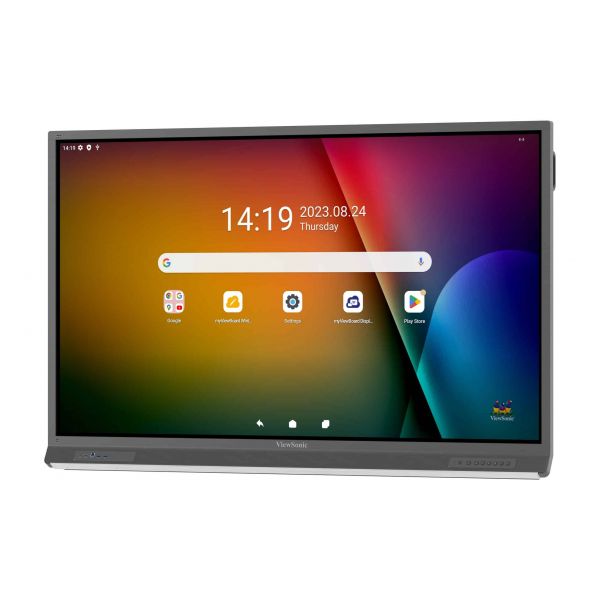 Viewsonic IFP6552-2F beeldkrant Digitale signage flatscreen 165,1 cm (65") LCD 450 cd/m² 4K Ultra HD Zwart Touchscreen Type processor Android (IFP6552-2F)