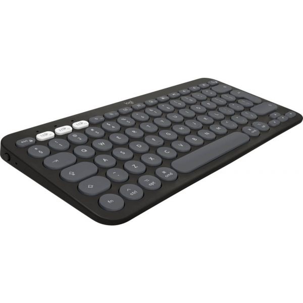 Logitech Pebble 2 Combo for Mac toetsenbord Inclusief muis Universeel RF-draadloos + Bluetooth QWERTY US International Grafiet