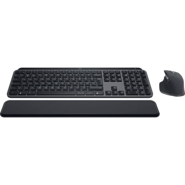 Logitech MX Keys S Combo toetsenbord Inclusief muis RF-draadloos + Bluetooth Portugees Grafiet