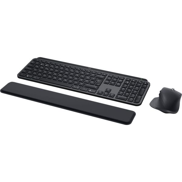 Logitech MX Keys S Combo toetsenbord Inclusief muis RF-draadloos + Bluetooth Portugees Grafiet