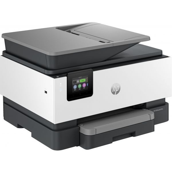 HP HP OfficeJet Pro 9122e All-in-One printer, Kleur, Printer voor Kleine en middelgrote ondernemingen, Printen, kopiëren, scannen, faxen, HP+; geschikt voor HP Instant Ink; printen vanaf telefoon of tablet; touchscreen; Smart Advance Scan; instant papier;