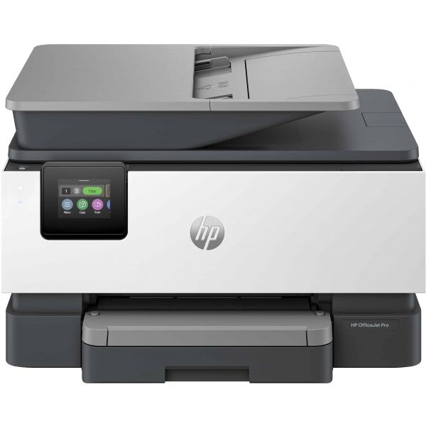 HP HP OfficeJet Pro 9122e All-in-One printer, Kleur, Printer voor Kleine en middelgrote ondernemingen, Printen, kopiëren, scannen, faxen, HP+; geschikt voor HP Instant Ink; printen vanaf telefoon of tablet; touchscreen; Smart Advance Scan; instant papier;