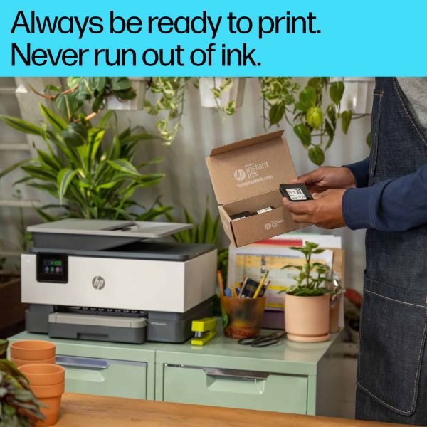 HP HP OfficeJet Pro 9122e All-in-One printer, Kleur, Printer voor Kleine en middelgrote ondernemingen, Printen, kopiëren, scannen, faxen, HP+; geschikt voor HP Instant Ink; printen vanaf telefoon of tablet; touchscreen; Smart Advance Scan; instant papier;