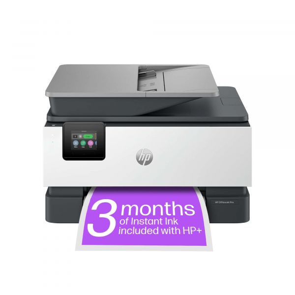 HP HP OfficeJet Pro 9122e All-in-One printer, Kleur, Printer voor Kleine en middelgrote ondernemingen, Printen, kopiëren, scannen, faxen, HP+; geschikt voor HP Instant Ink; printen vanaf telefoon of tablet; touchscreen; Smart Advance Scan; instant papier;