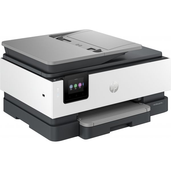 HP HP OfficeJet Pro 8134e All-in-One printer, Kleur, Printer voor Home, Printen, kopiëren, scannen, faxen, Geschikt voor HP Instant Ink; automatische documentinvoer; touchscreen; stille modus; printen via VPN met HP+