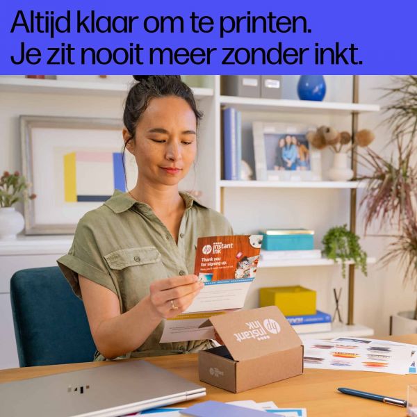 HP HP OfficeJet Pro 8134e All-in-One printer, Kleur, Printer voor Home, Printen, kopiëren, scannen, faxen, Geschikt voor HP Instant Ink; automatische documentinvoer; touchscreen; stille modus; printen via VPN met HP+