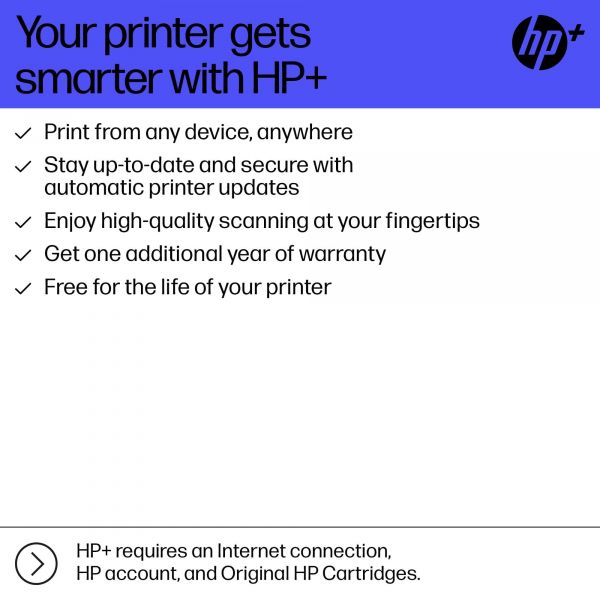 HP HP OfficeJet Pro 8134e All-in-One printer, Kleur, Printer voor Home, Printen, kopiëren, scannen, faxen, Geschikt voor HP Instant Ink; automatische documentinvoer; touchscreen; stille modus; printen via VPN met HP+