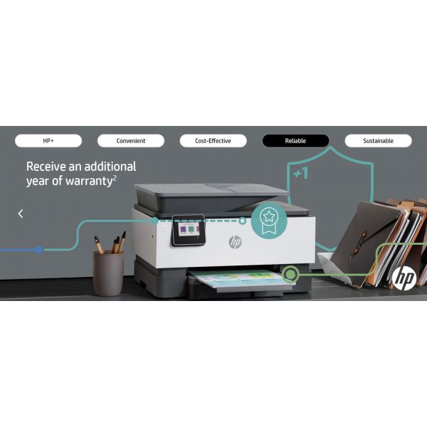 HP OfficeJet Pro HP 9012e All-in-One-printer, Kleur, Printer voor Kleine kantoren, Printen, kopiëren, scannen, faxen, HP+; Geschikt voor HP Instant Ink; Automatische documentinvoer; Dubbelzijdig printen