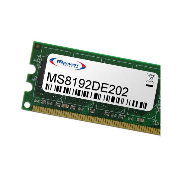 Memory Solution MS8192DE202 geheugenmodule 8 GB (MS8192DE202)