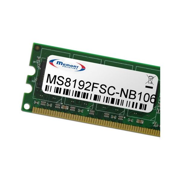 Memory Solution MS8192FSC-NB106 geheugenmodule 8 GB (MS8192FSC-NB106)