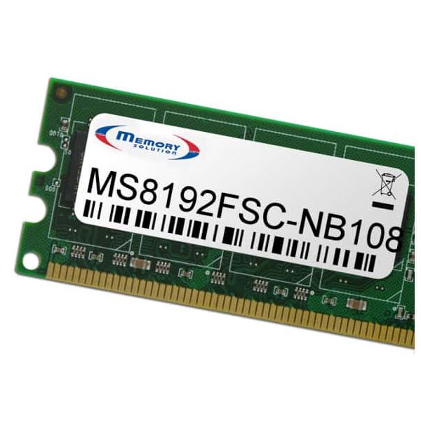 Memory Solution MS8192FSC-NB108 geheugenmodule 8 GB (MS8192FSC-NB108)