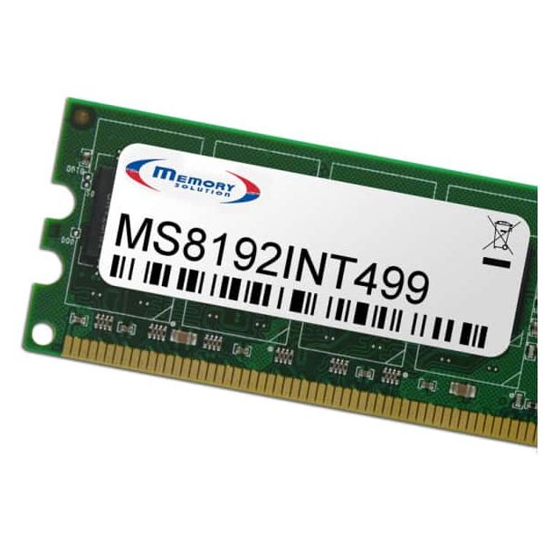 Memory Solution MS8192INT499 geheugenmodule 8 GB (MS8192INT499)