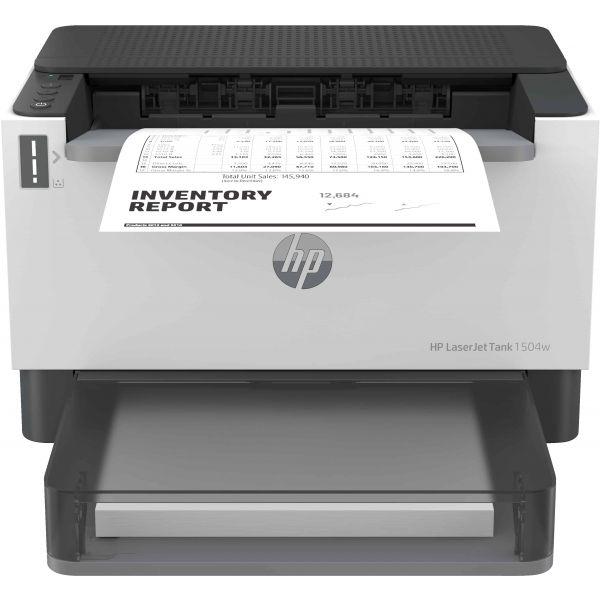 HP LaserJet Tank 1504w printer, Zwart-wit, Printer voor Bedrijf, Print, Compact formaat; Energiezuinig; Dual-band Wi-Fi