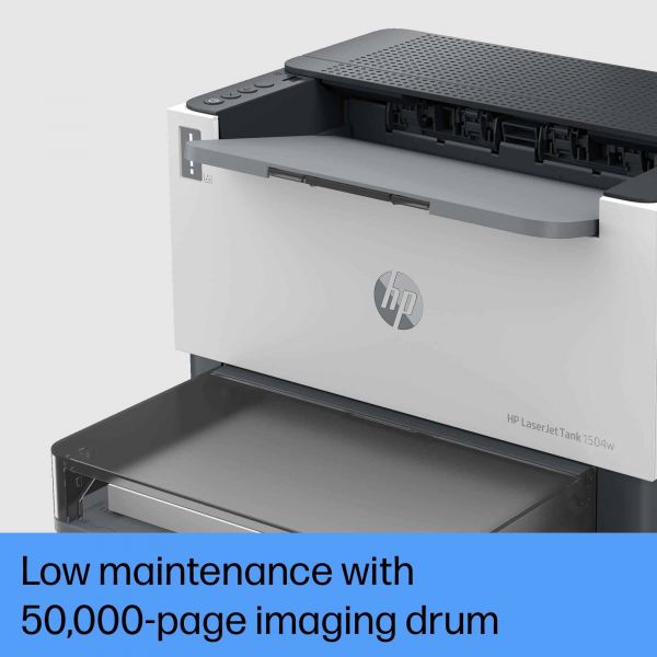 HP LaserJet Tank 1504w printer, Zwart-wit, Printer voor Bedrijf, Print, Compact formaat; Energiezuinig; Dual-band Wi-Fi