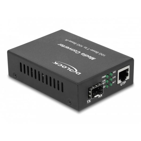 DeLOCK 86861 netwerk media converter 10000 Mbit/s Zwart