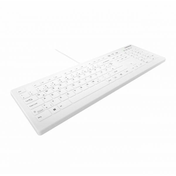 CHERRY AK-C8112 toetsenbord USB QWERTY Duits Wit