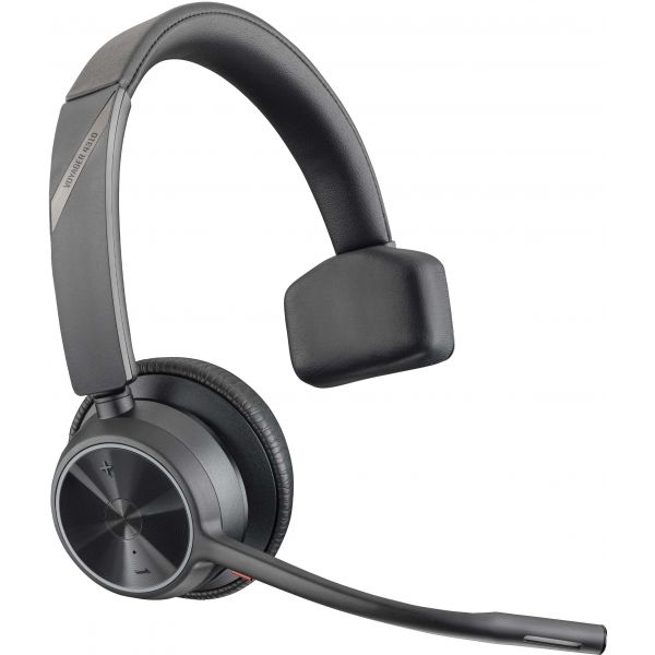 POLY Voyager 4310 UC mono headset + BT700 USB-A-adapter + oplaadstandaard