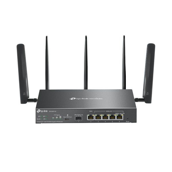 TP-Link ER706W-4G draadloze router Gigabit Ethernet Dual-band (2.4 GHz / 5 GHz) Zwart (ER706W-4G)