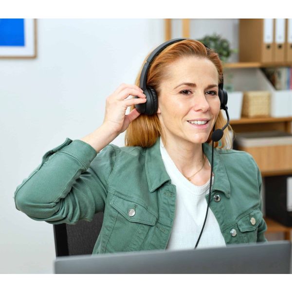 Trust HS-150 Headset Bedraad Hoofdband Kantoor/callcenter Zwart