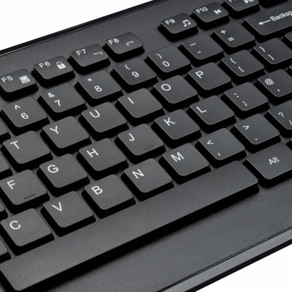 Targus AKM610UK toetsenbord Inclusief muis RF Draadloos QWERTY Engels Zwart