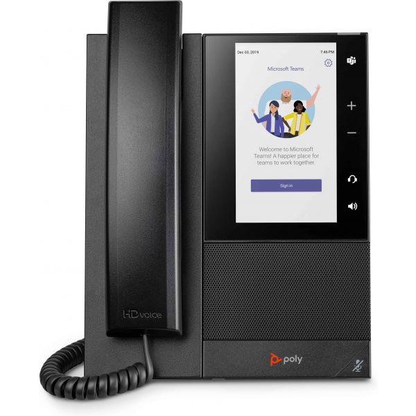 POLY CCX 500 Business Media Phone voor Microsoft Teams met PoE-ondersteuning (82Z76AA)