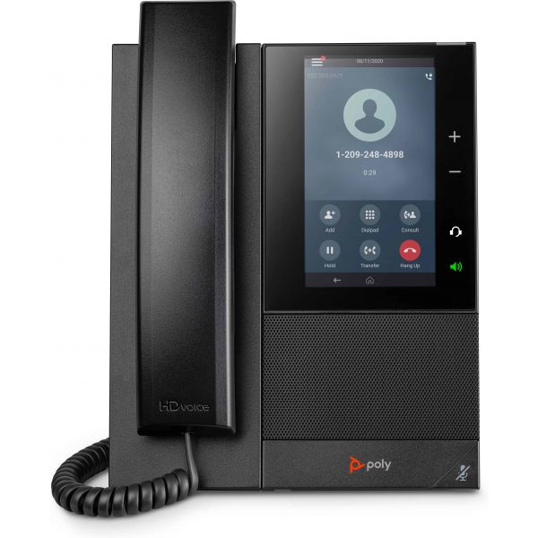 POLY CCX 500 Business Media Phone met ondersteuning voor Open SIP en PoE (82Z78AA)