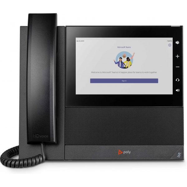 POLY CCX 600 Business Media Phone voor Microsoft Teams met PoE-ondersteuning (82Z84AA)