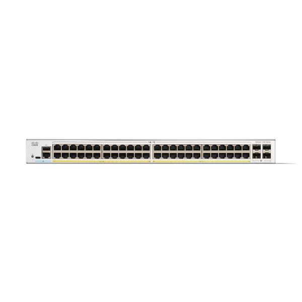 Cisco C1200-48P-4G netwerk-switch Managed L2/L3 Gigabit Ethernet (10/100/1000) Wit (C1200-48P-4G)