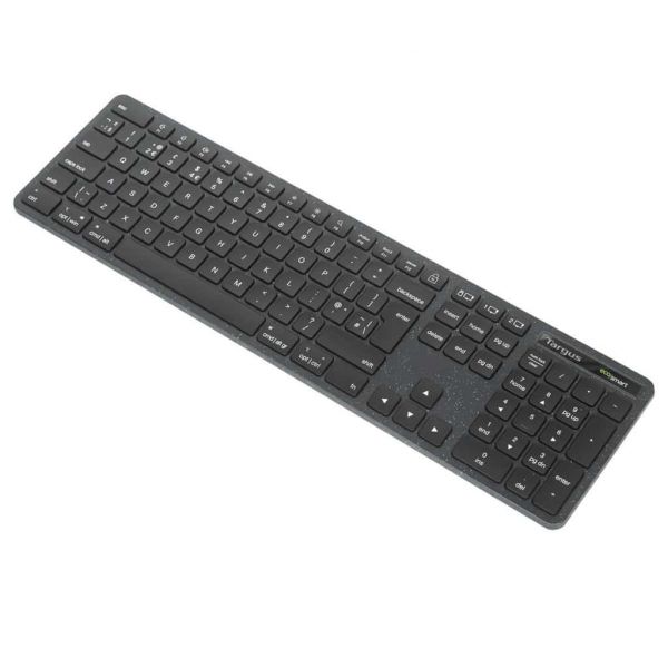 Targus AKB873NO toetsenbord Universeel RF-draadloos + Bluetooth QWERTY Scandinavisch Zwart