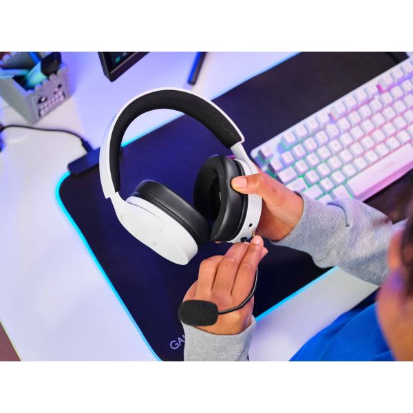 Trust GXT 489W FAYZO Headset Bedraad Hoofdband Gamen Zwart, Wit